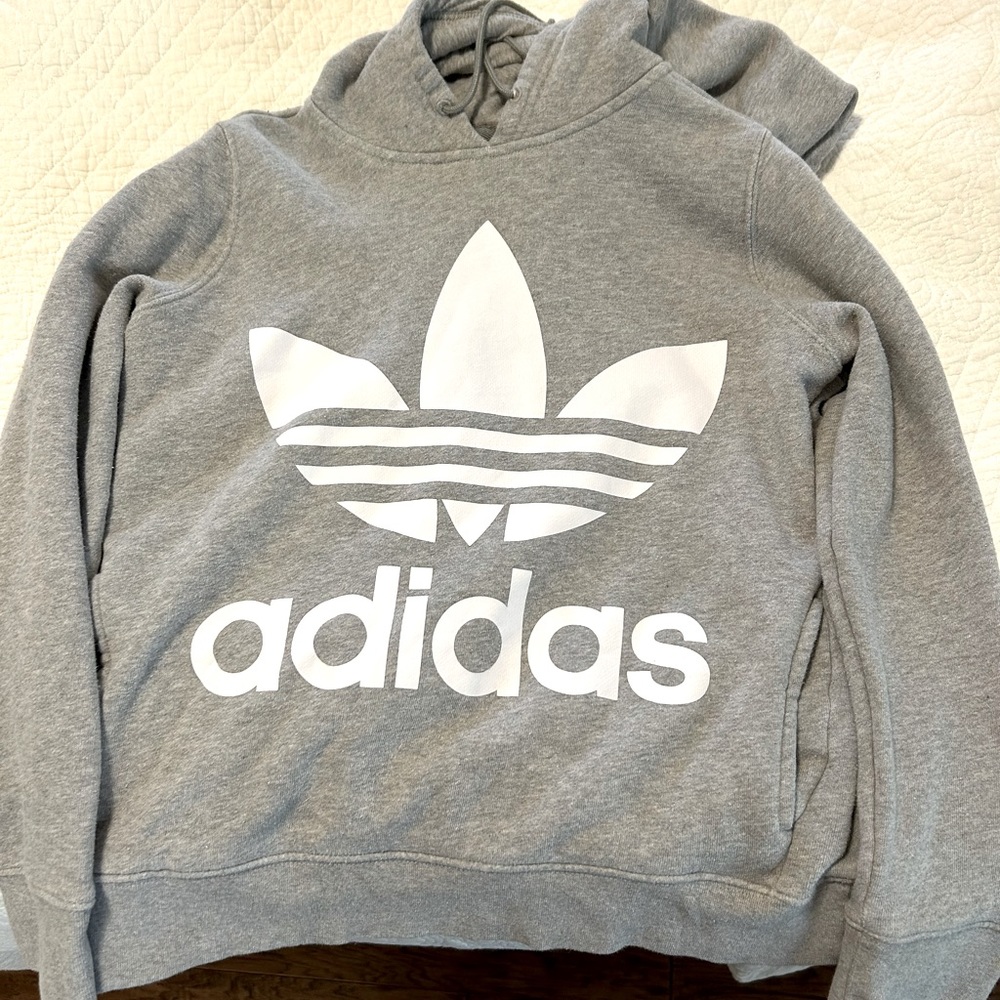 Grey Adidas Hoodie
